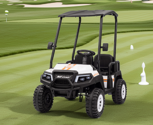 2026 Golf Cart 4 Seater 24V 4X4 Kids Ride On Car with Remote Control