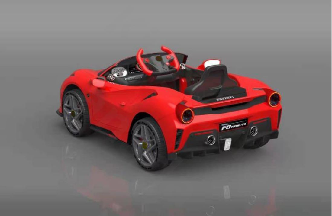 Ferrari F8 Style 12V Kids Ride On Car with Remote Control