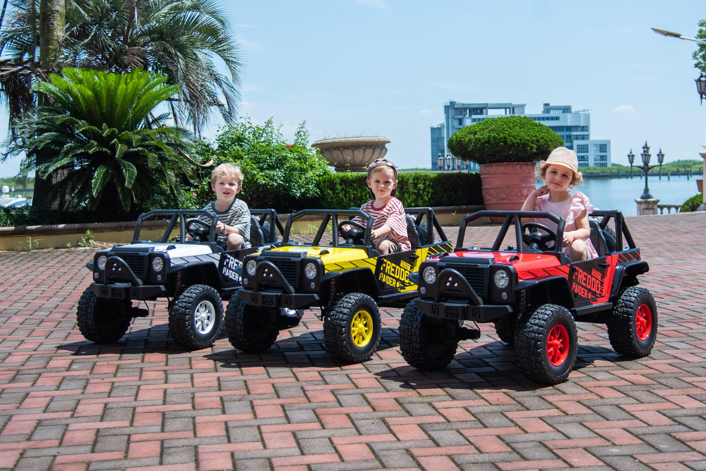 2026 24V Jeep Style RAIDER 2 Seater Kids Ride On Car with Remote Control and Back Wheel