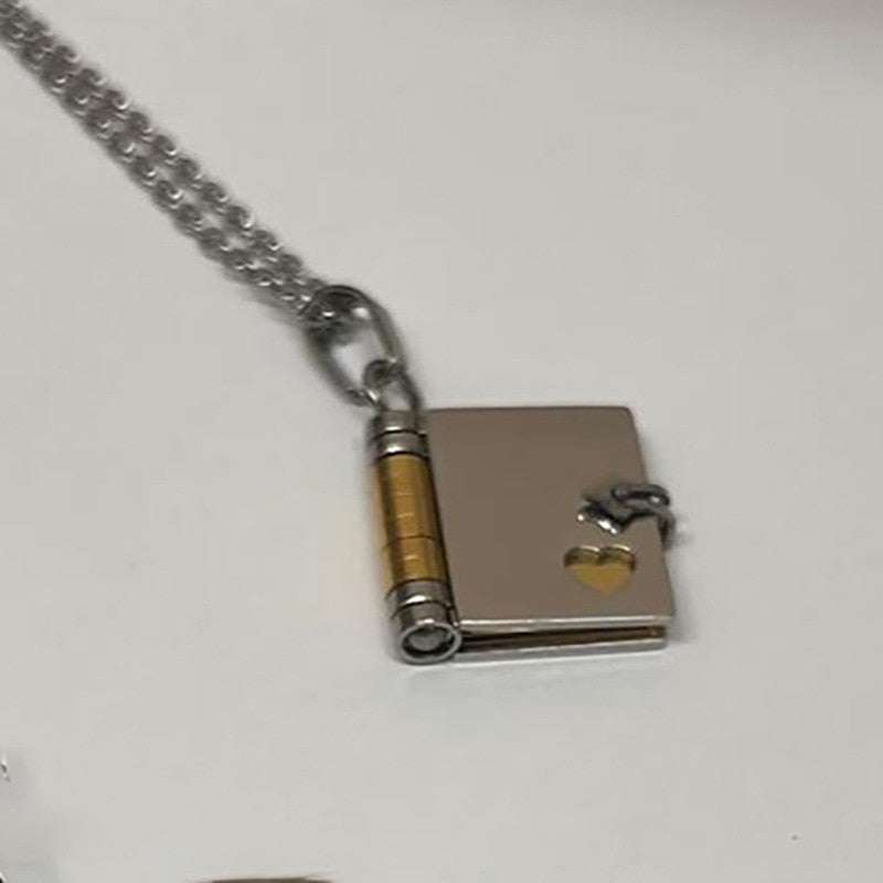 Mini Diary Personalized Necklace