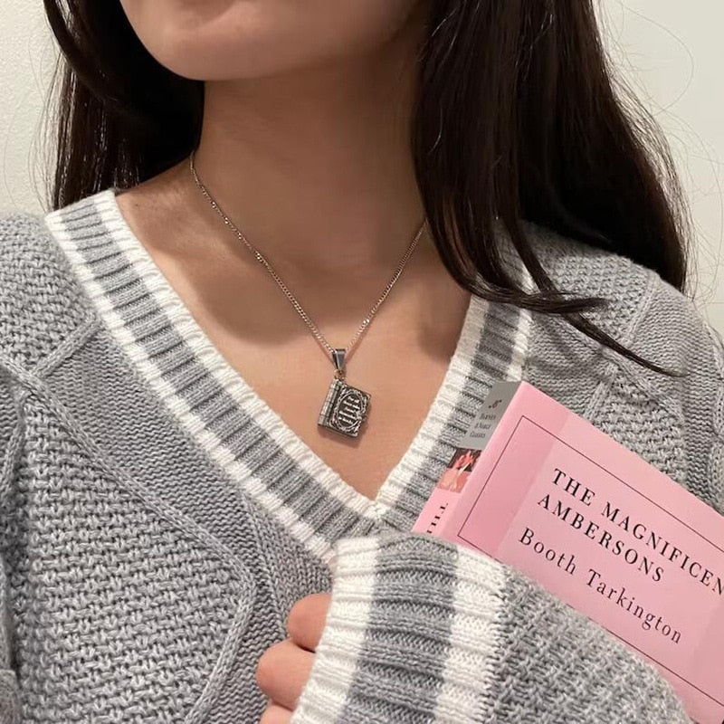 Mini Diary Personalized Necklace