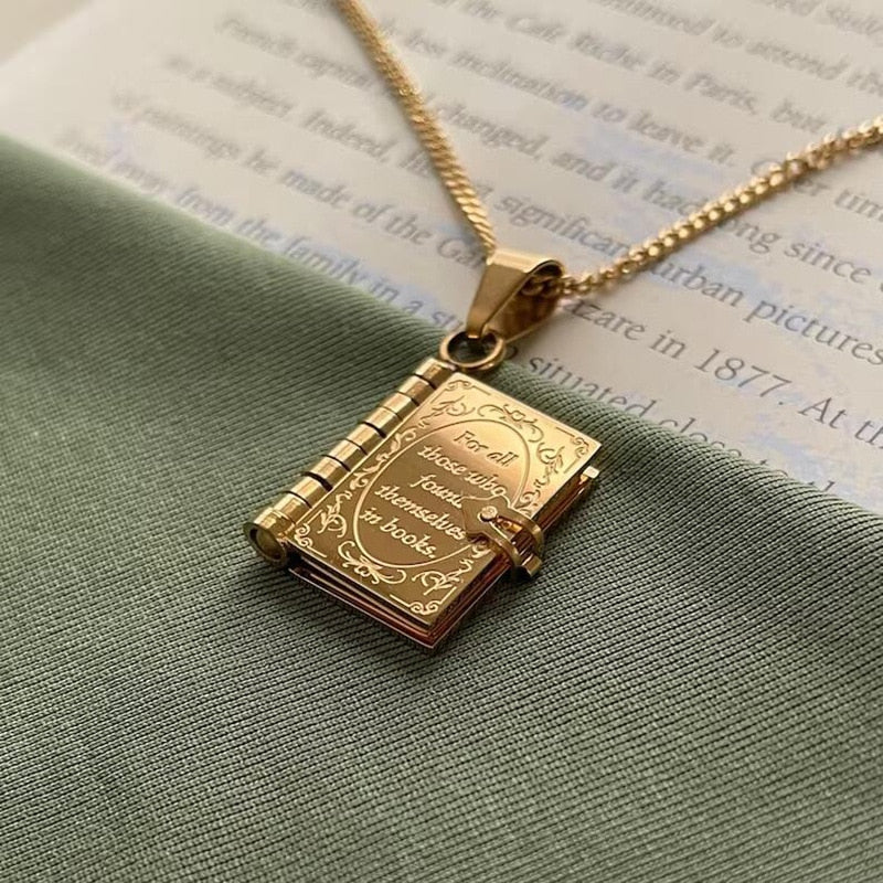 Mini Diary Personalized Necklace