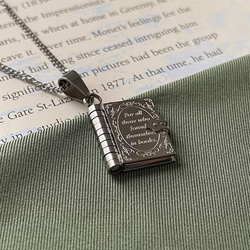 Mini Diary Personalized Necklace