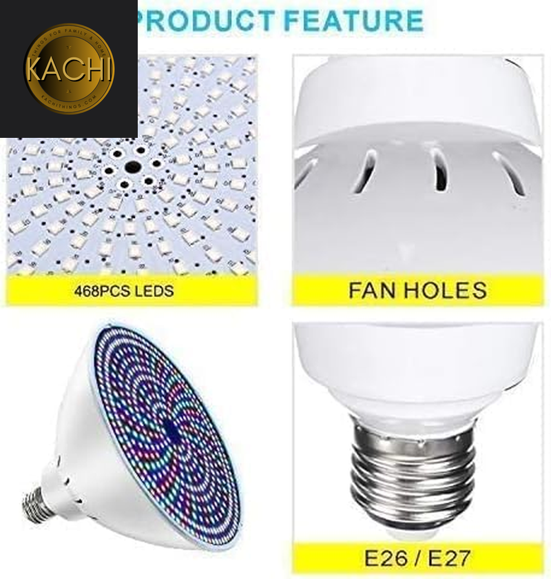 LED Color Pool Lights Bulb for Inground Pool,120V 45W Pool Lights with Remote Control,Color Changing Underwater Pool Light E26 Replacement