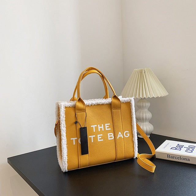 Luxury Designer The Tote Bag for Women Large Capacity Leather Handbags
