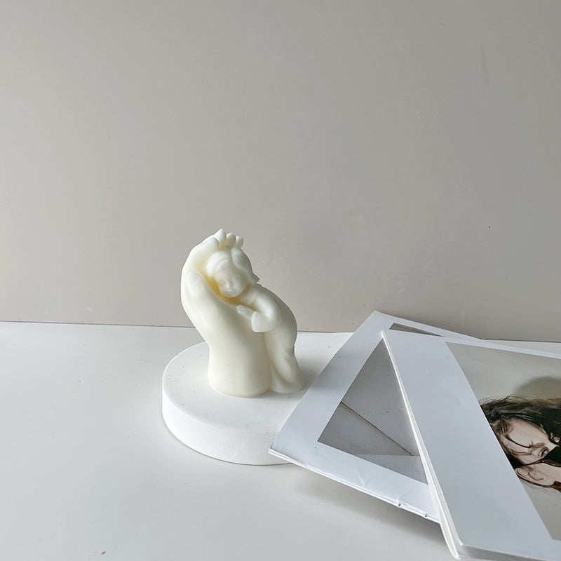 Mother's Hand Scented Candle Silicone Mold