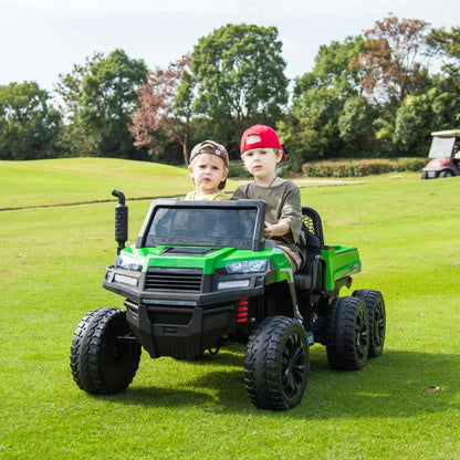 2026 6 WHEEL TRACTOR 24V 2 SEATER KIDS RIDE ON CAR WITH REMOTE CONTROL