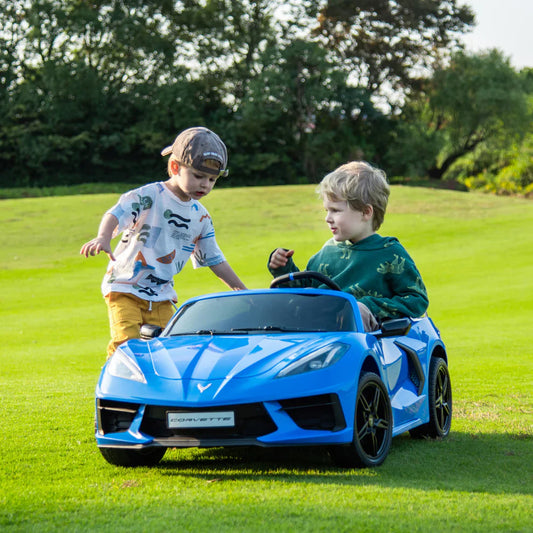 24V Chevrolet Corvette C8 2 Seater DELUXE EDITION Kids Ride on Car with Remote Control