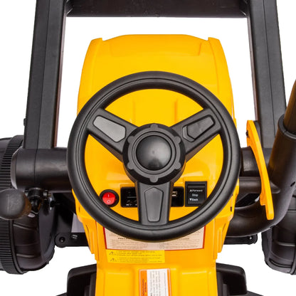 12V Excavator Tractor Kids Ride On Car with Remote Control