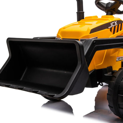 12V Excavator Tractor Kids Ride On Car with Remote Control