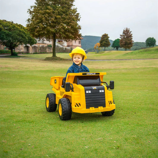 12V CAT Electric Dump Truck Kids Ride On