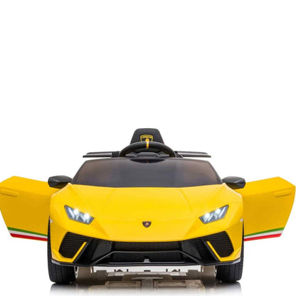 2026 12V Lamborghini Huracan DELUXE Kids Electric Ride On Car with Remote Control