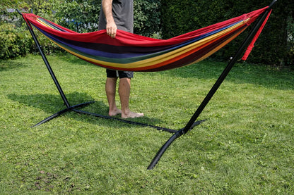 Deluxe Brazilian Double Hammock with Universal Stand