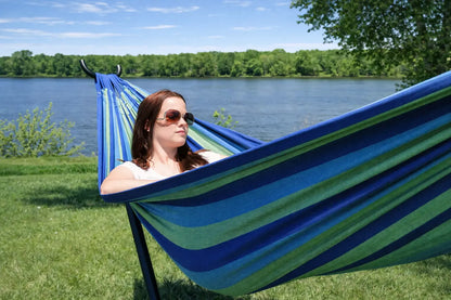 Deluxe Brazilian Double Hammock with Universal Stand