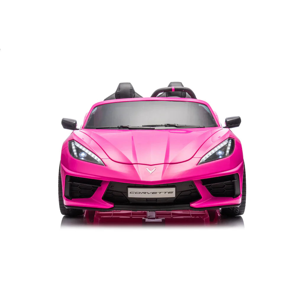 24V Chevrolet Corvette C8 2 Seater DELUXE EDITION Kids Ride on Car with Remote Control