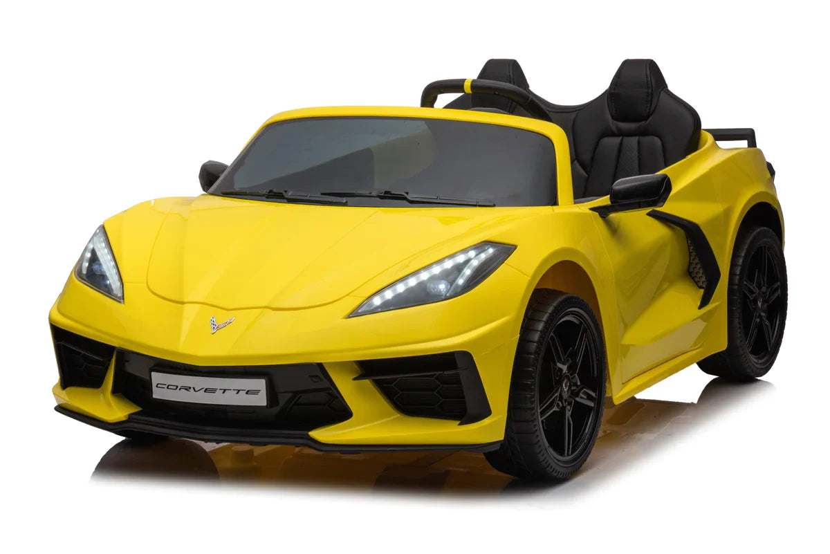 24V Chevrolet Corvette C8 2 Seater DELUXE EDITION Kids Ride on Car with Remote Control