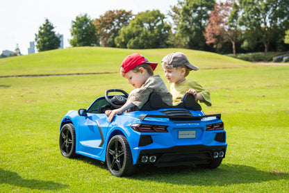 24V Chevrolet Corvette C8 2 Seater DELUXE EDITION Kids Ride on Car with Remote Control