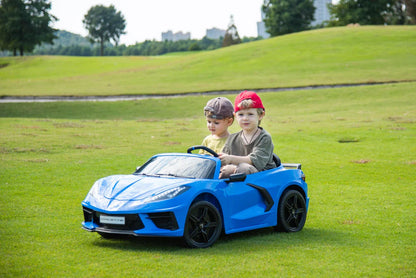 24V Chevrolet Corvette C8 2 Seater DELUXE EDITION Kids Ride on Car with Remote Control