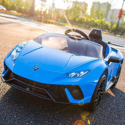 2026 12V Lamborghini Huracan DELUXE Kids Electric Ride On Car with Remote Control