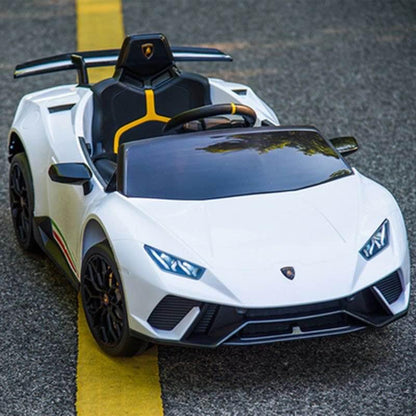 2026 12V Lamborghini Huracan DELUXE Kids Electric Ride On Car with Remote Control