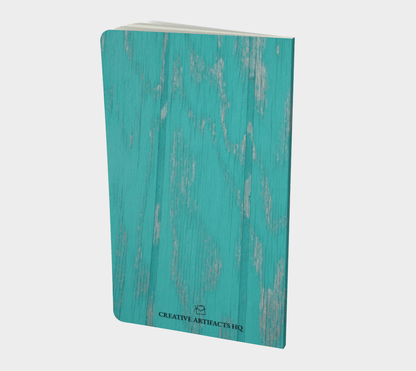 Small | Notebook | Etched in Turquoise Grey