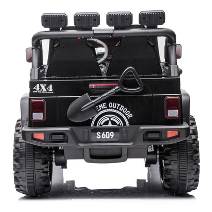 2026 24V Monster Jeep 2 Seater DELUXE Kids Ride On Car with Remote Control