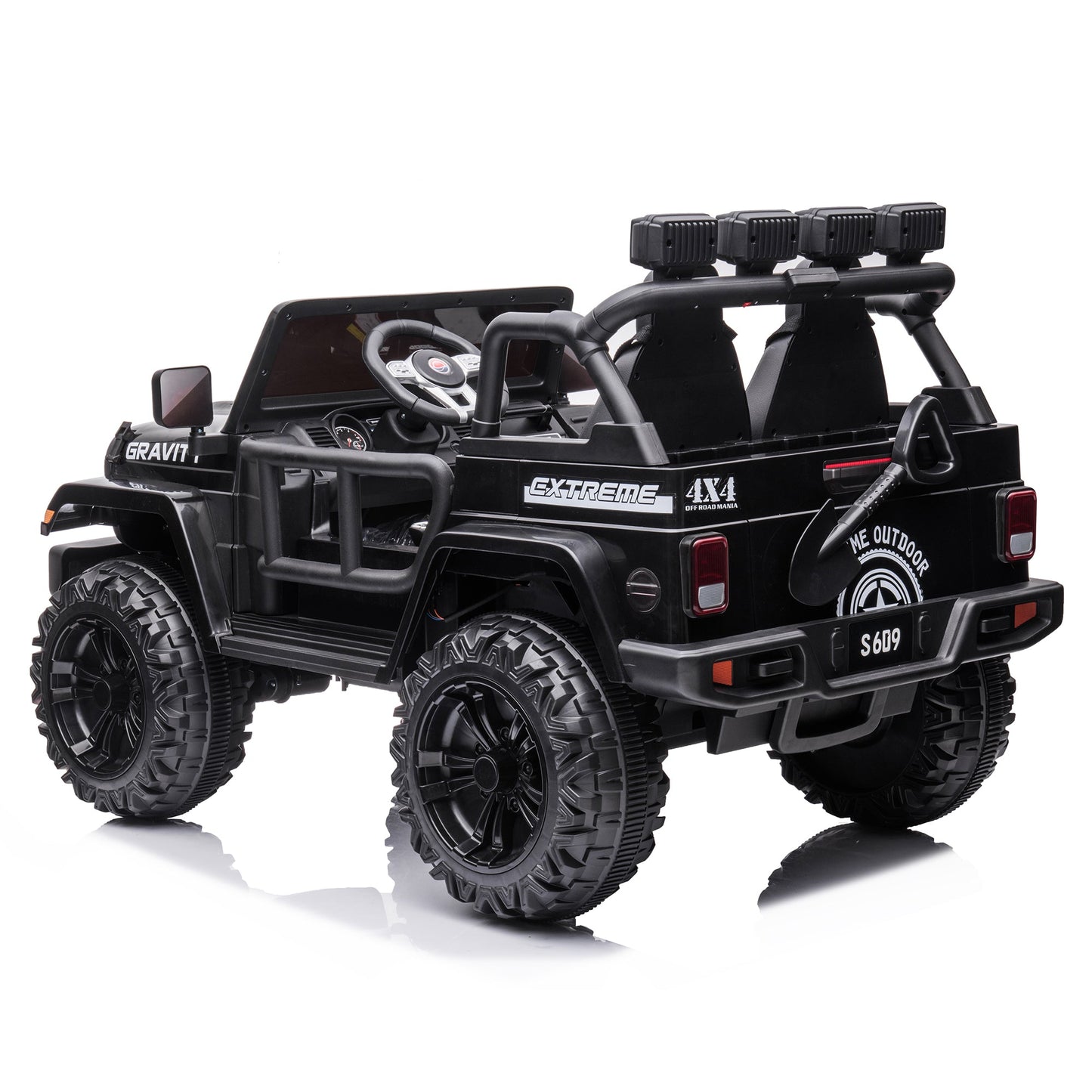 2026 24V Monster Jeep 2 Seater DELUXE Kids Ride On Car with Remote Control