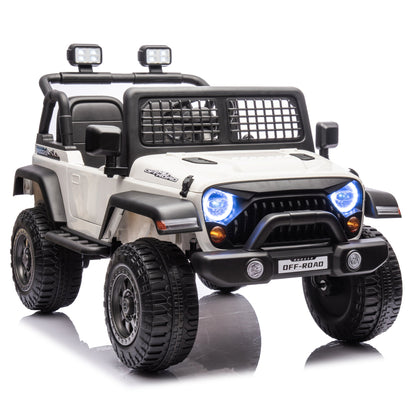 2026 Rugged Jeep Style 12V Kids Ride On Car with Remote Control