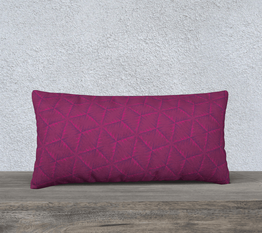 Throw Pillow Cover | 24 x 12 | Edgy