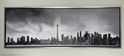Toronto and CN tower in Black and White- Cities Skyline
