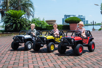 2026 24V Jeep Style RAIDER 2 Seater Kids Ride On Car with Remote Control and Back Wheel