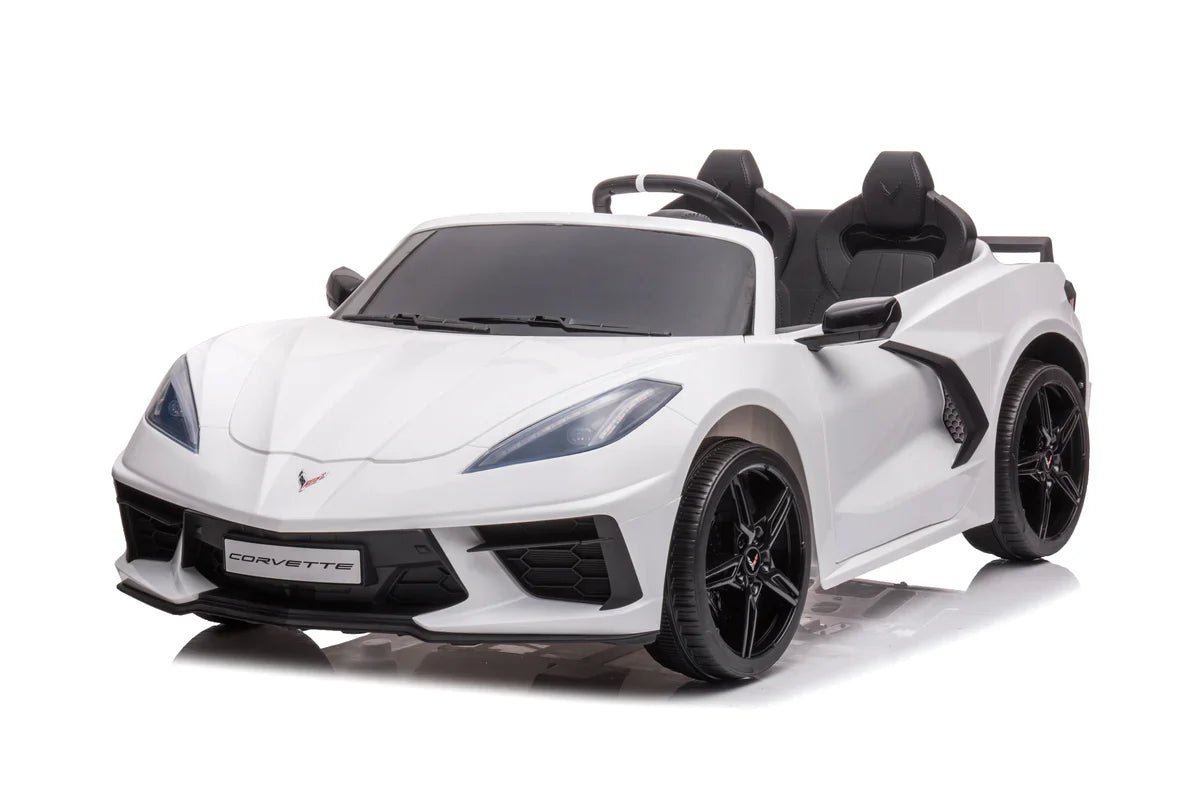 24V Chevrolet Corvette C8 2 Seater DELUXE EDITION Kids Ride on Car with Remote Control