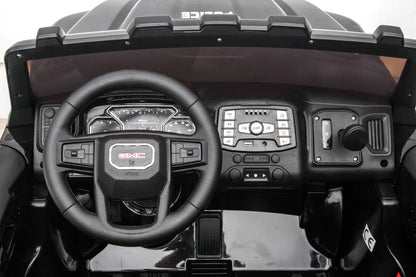2026 UPGRADED GMC Sierra 24V 2 Seater Kids Ride On Car With Remote Control