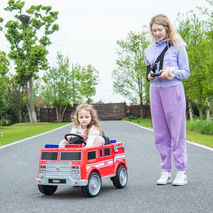 2026 Fire Truck 12V DELUXE Kids Ride On Car with Remote Control