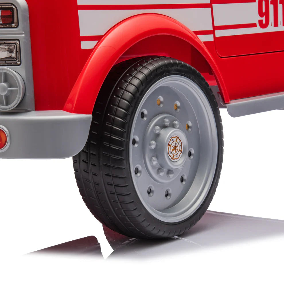 2026 Fire Truck 12V DELUXE Kids Ride On Car with Remote Control