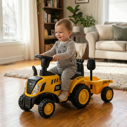 2026 CAT Holland T7 Tractor Foot to Floor Ride On Push Car for Age 1 to 3