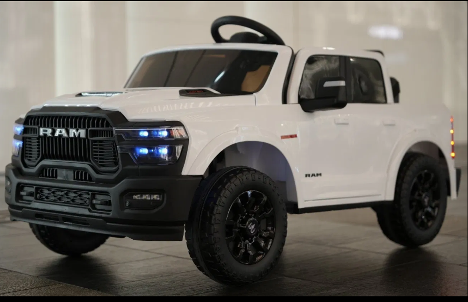 2026 Dodge Ram 24V 2 Seater Kids Ride On Car with Remote Control