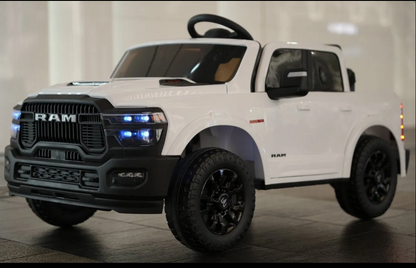 2026 Dodge Ram 24V 2 Seater Kids Ride On Car with Remote Control