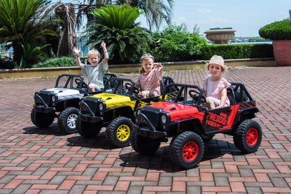 2026 24V Jeep Style RAIDER 2 Seater Kids Ride On Car with Remote Control and Back Wheel