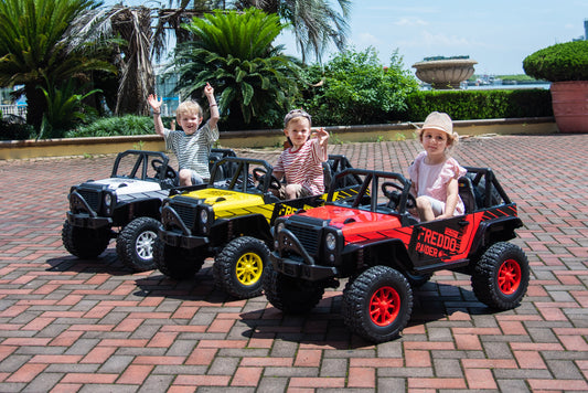 2026 24V Jeep Style RAIDER 2 Seater Kids Ride On Car with Remote Control and Back Wheel