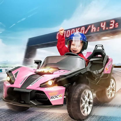Slingshot Style 12V 2 Seater Kids Ride On Car with Remote Control