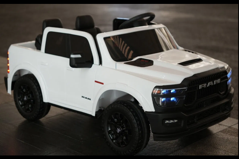 2026 Dodge Ram 24V 2 Seater Kids Ride On Car with Remote Control