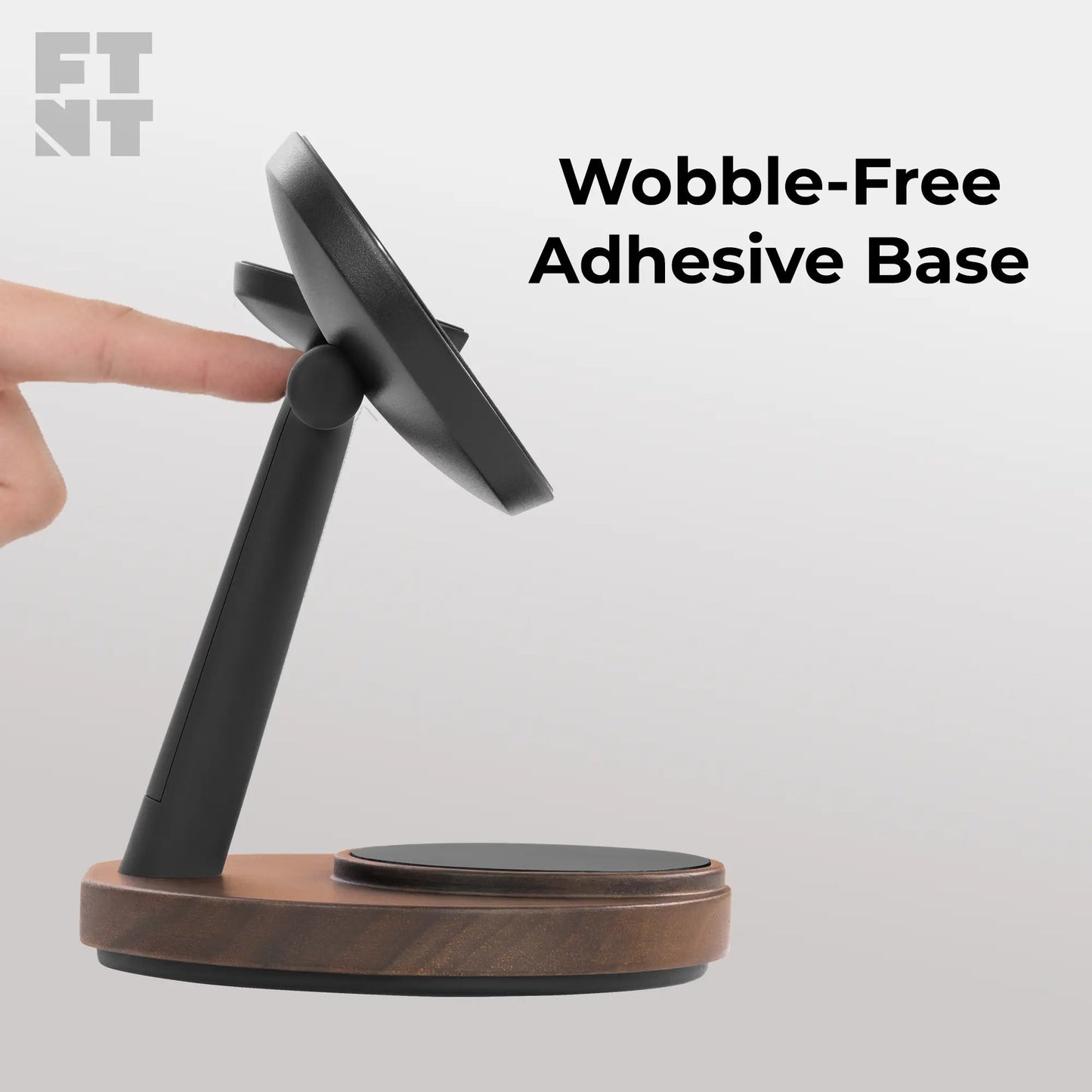 ZenStand 3-in-1 Genuine Wood Wireless Charger (MagSafe Compatible)