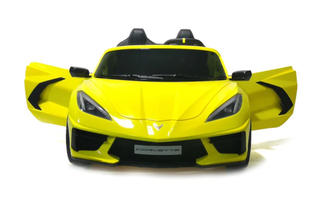24V Chevrolet Corvette C8 2 Seater DELUXE EDITION Kids Ride on Car with Remote Control