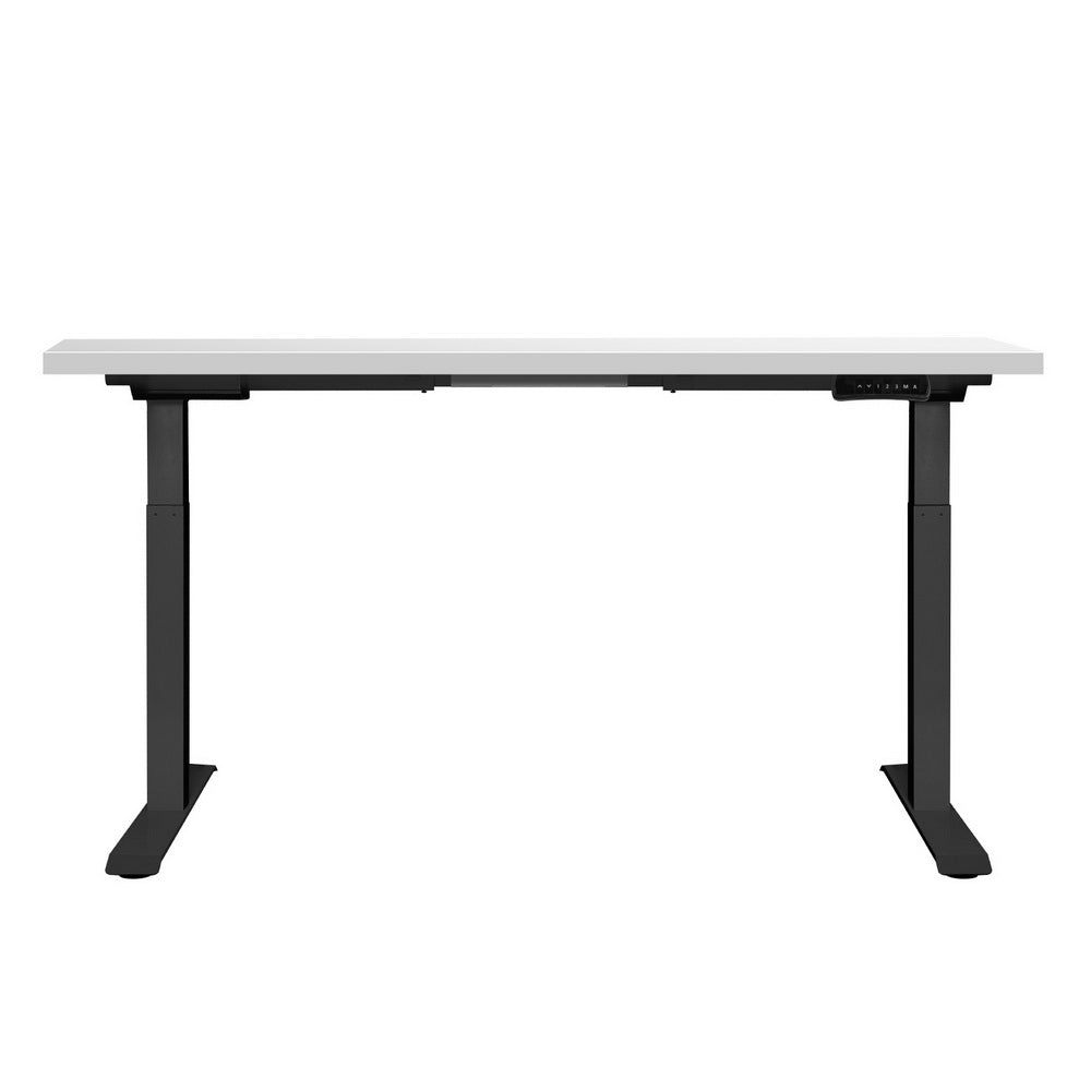 NNEDSZ Artiss Standing Desk Motorised Dual Motor White 140CM