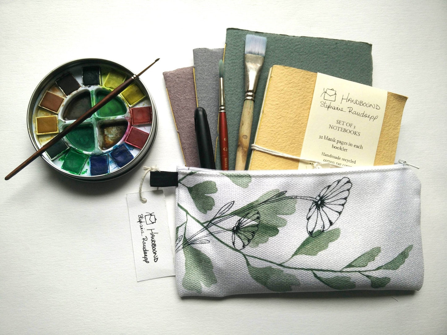 Zippered Cotton Canvas Pencil case | Kaleidoscope