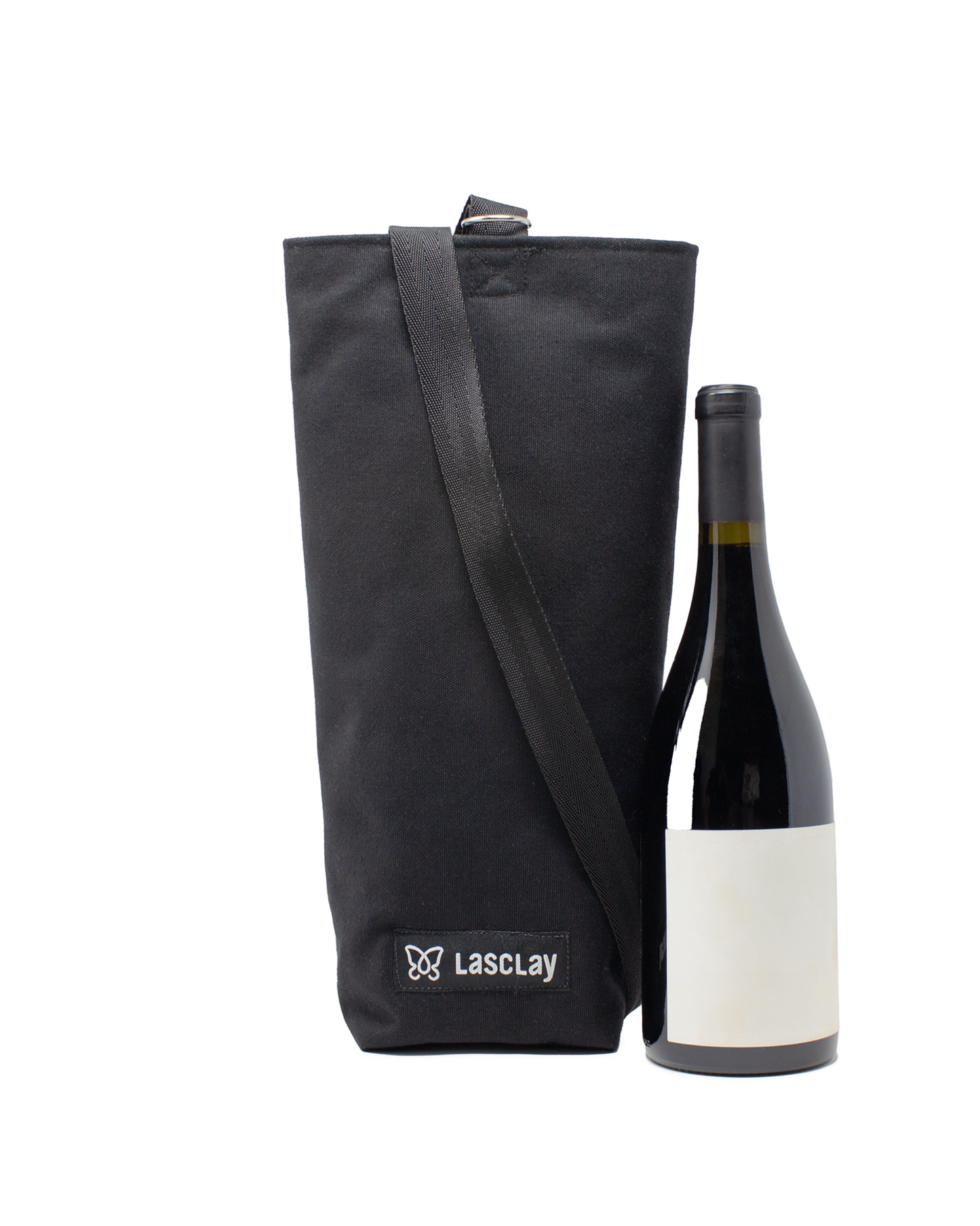 Sac à bouteille de vin isolé à l'asclépiade