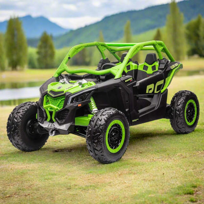 2026 2X24V CAN AM MAVERICK 4X4 2 Seater DELUXE Kids Ride On Car with Remote Control