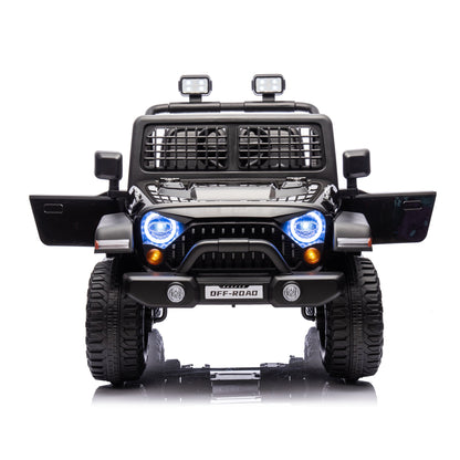 2026 Rugged Jeep Style 12V Kids Ride On Car with Remote Control