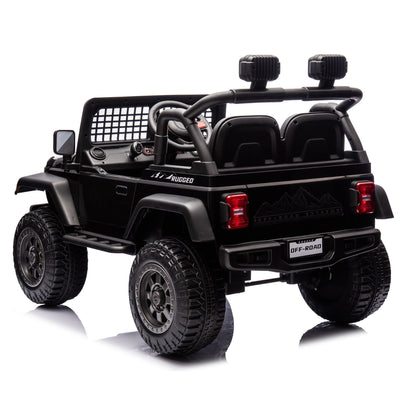 2026 Rugged Jeep Style 12V Kids Ride On Car with Remote Control